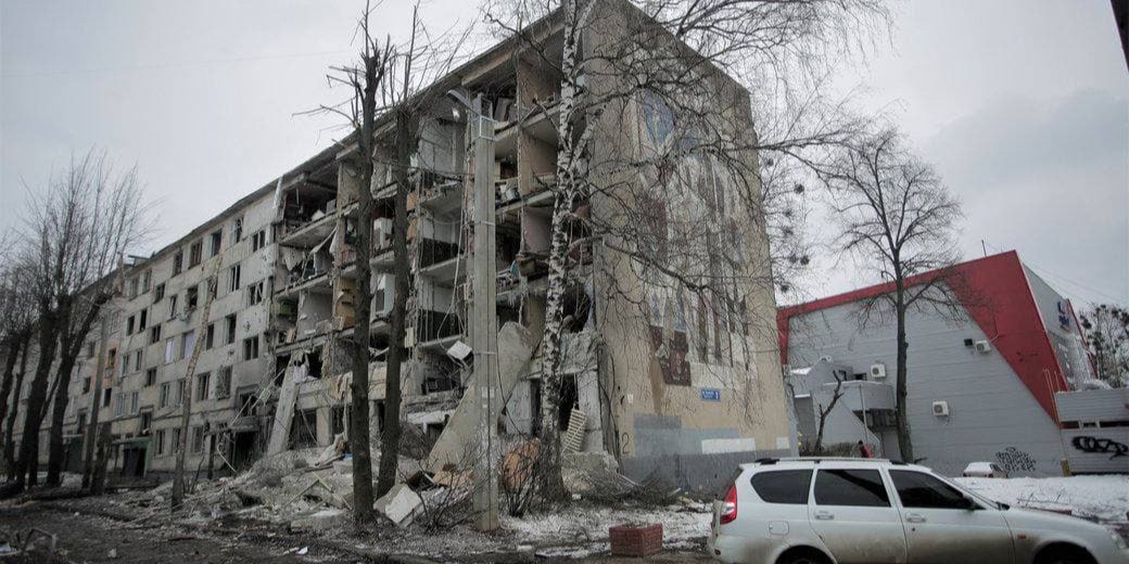 Consequences of the Russian shelling of houses in Kharkiv (Photo: Courtesy)