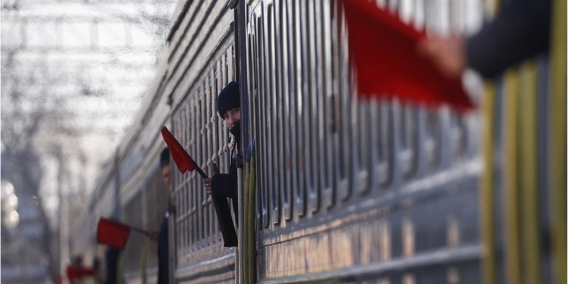 Evacuation trains from Donbass stopped due to shelling by the occupiers (Photo: REUTERS/Kai Pfaffenbach)