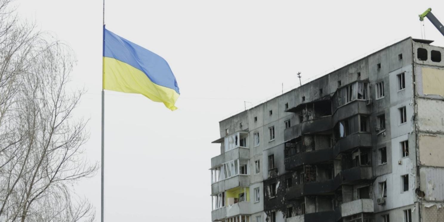Бородянка після окупації російськими військами (Фото: Vystrcil_Milos/twitter)