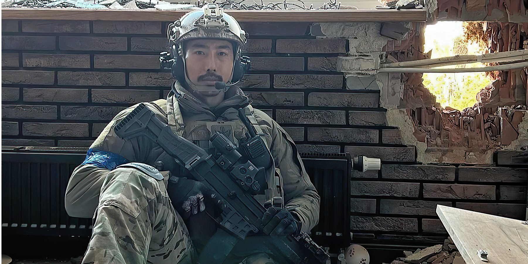 In Ukraine, former fur seal Ken Ree participated in the liberation of Irpen and is now helping in the south. (Photo: DR)