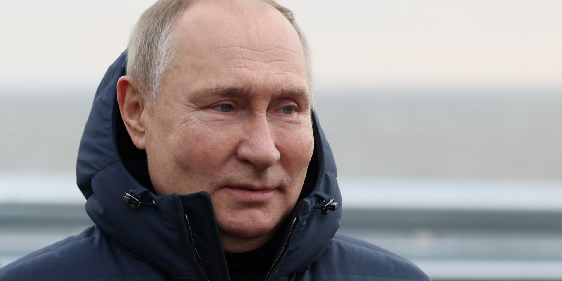 Російський диктатор Володимир Путін на&nbsp;Кримському мості, 5 грудня (Фото: Sputnik/Pool via REUTERS)