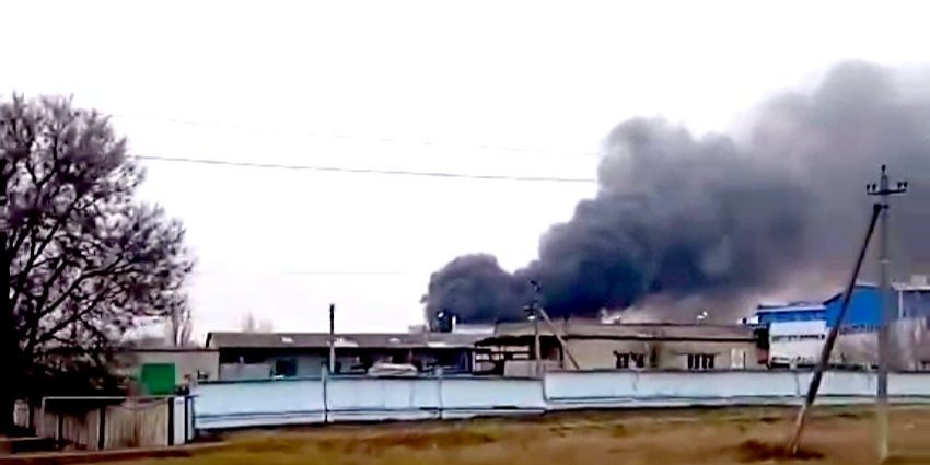 Local residents report detonation of ammunition (Photo: Screenshot of the video t.me/no_oskol)