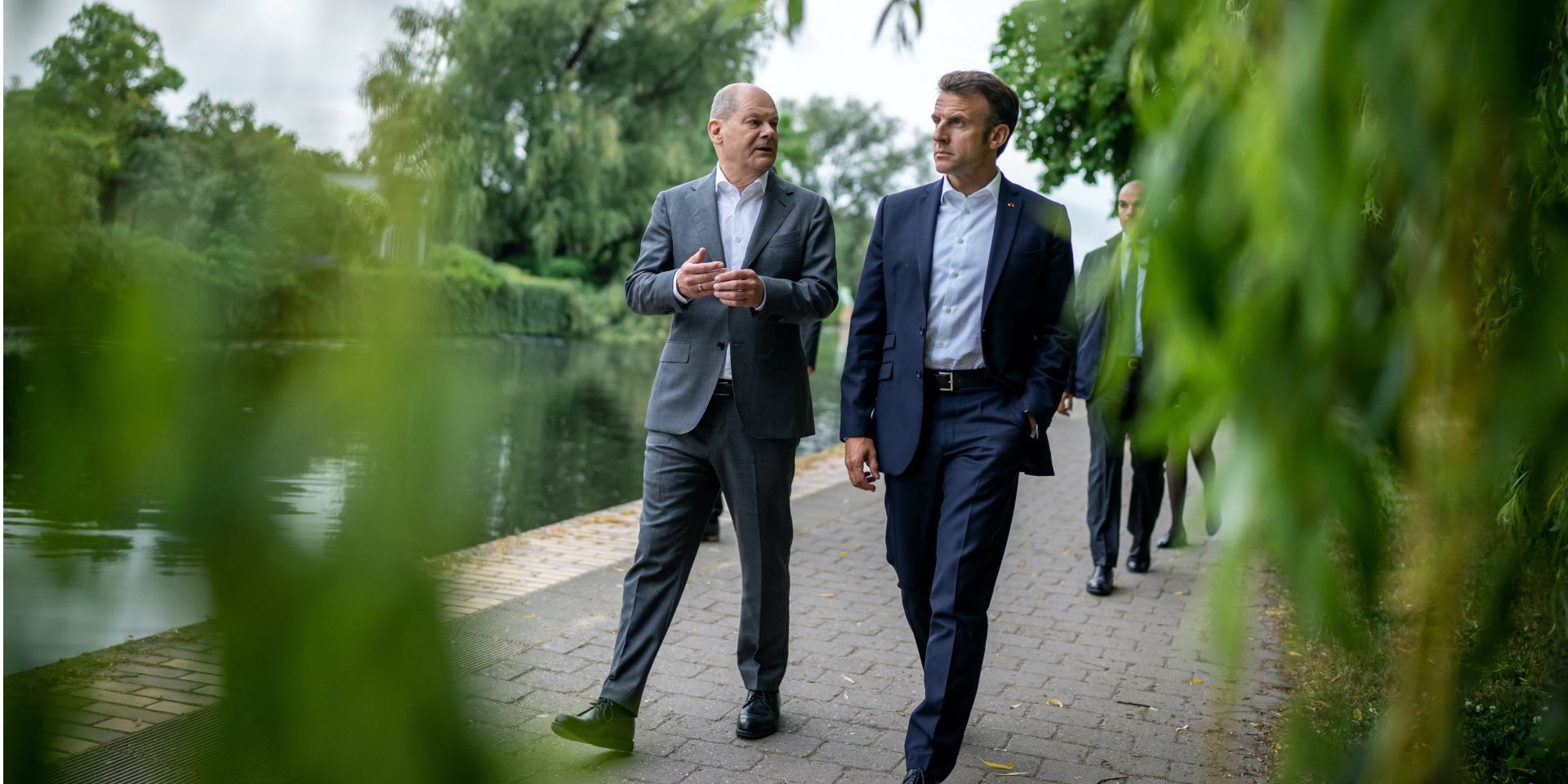 German Chancellor Olaf Scholz and French President Emmanuel Macron (Photo: Michael Kappeler/Pool via REUTERS)