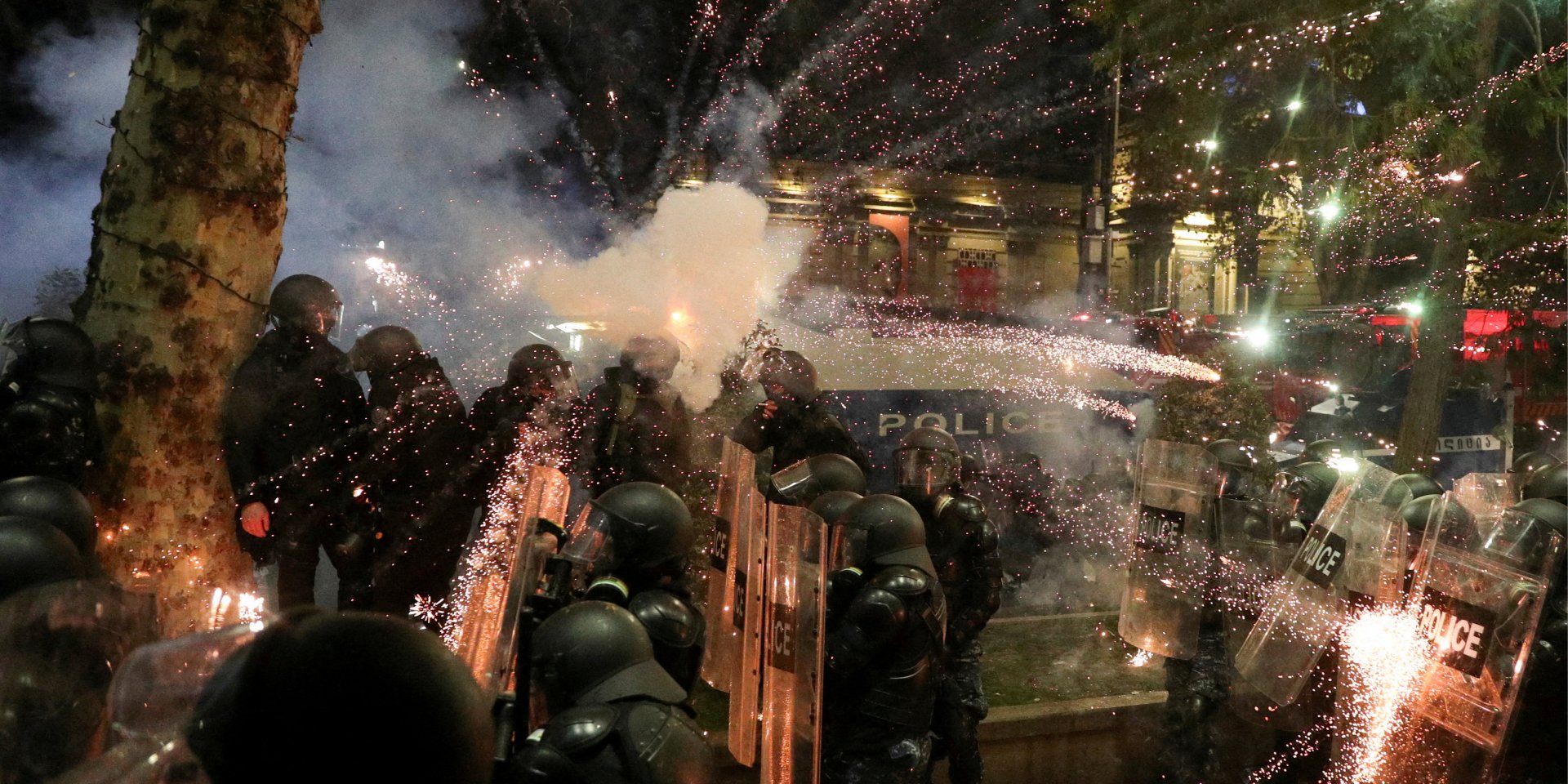 Протести в&nbsp;Грузії. 30 листопада 2024 року (Фото: REUTERS/Irakli Gedenidze)