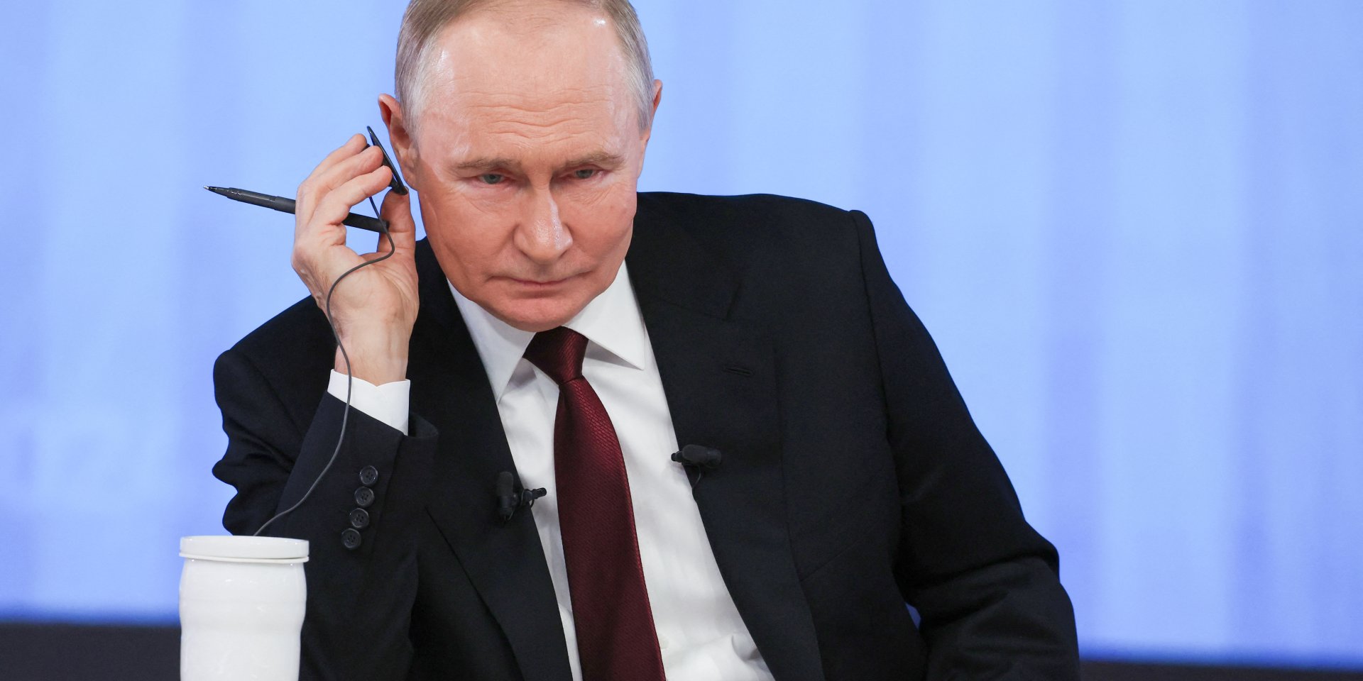 Російський диктатор Володимир Путін (Фото: Sputnik/Vyacheslav Prokofyev/Pool via REUTERS)