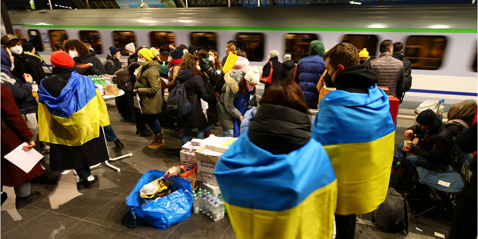 Ukrainian refugees (Photo: Fabrizio Bensch/Reuters)