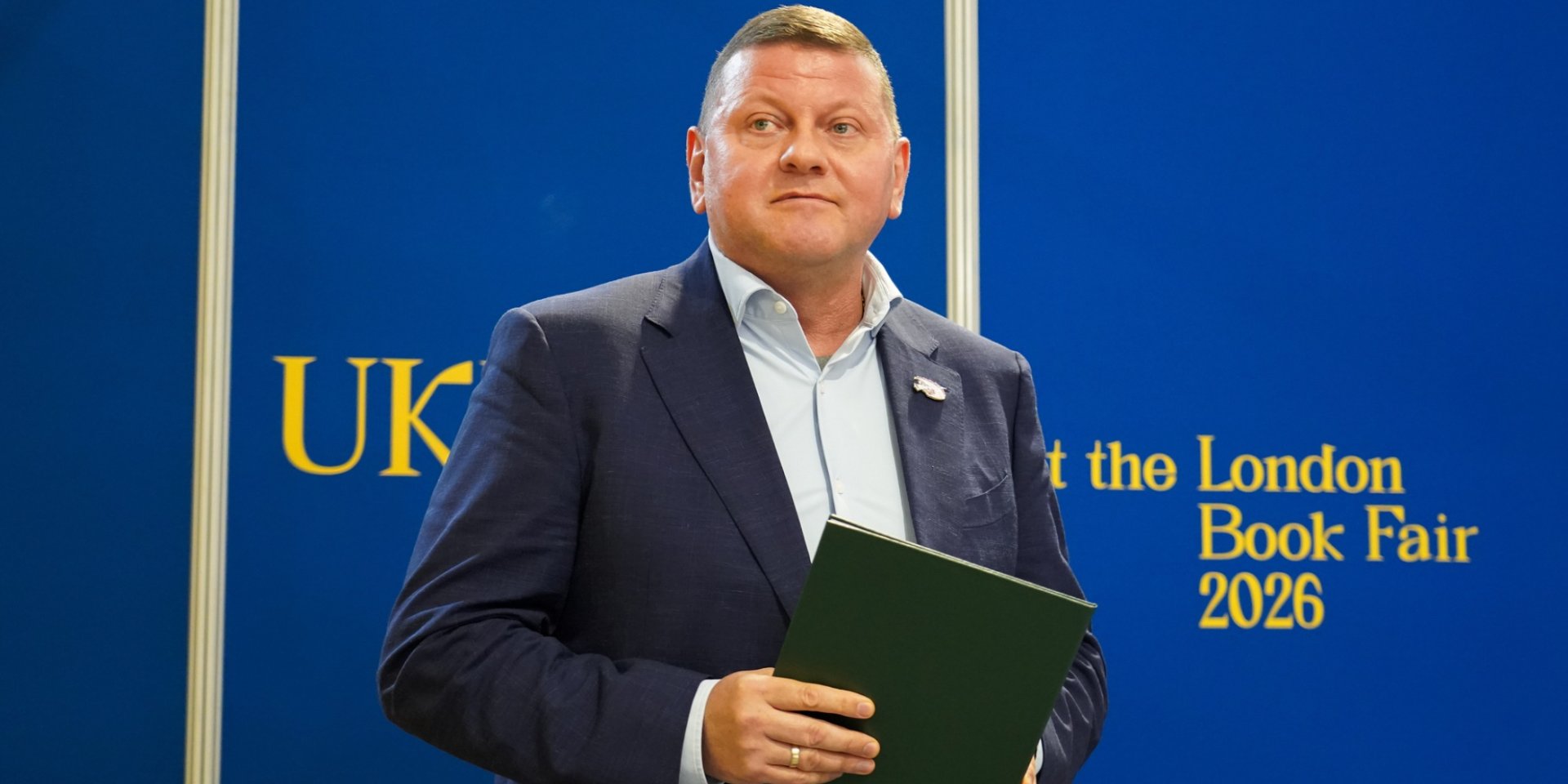 Український стенд відкрився на&nbsp;Лондонському книжковому ярмарку (Фото: Facebook Валерій Залужний)