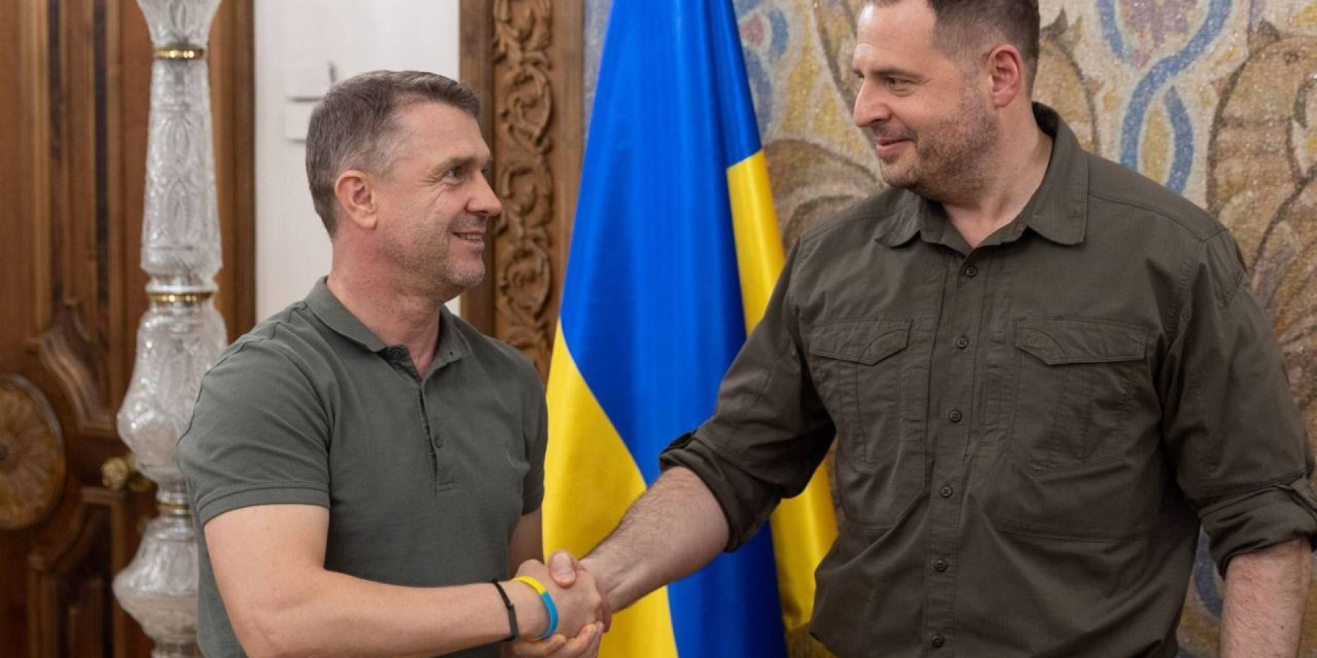 Раніше Сергій Ребров розповідав, що&nbsp;саме Андрій Єрмак був ініціатором його повернення на&nbsp;посаду головного тренера національної команди (Фото: Андрій Єрмак / Telegram)