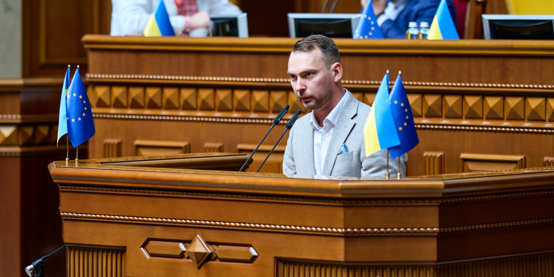 Ярослав Железняк&nbsp;— про сумнівні дії правоохоронців, чутки про вибори і зв’язок анонімних Telegram-каналів з&nbsp;СБУ. (Фото: Верховна Рада)