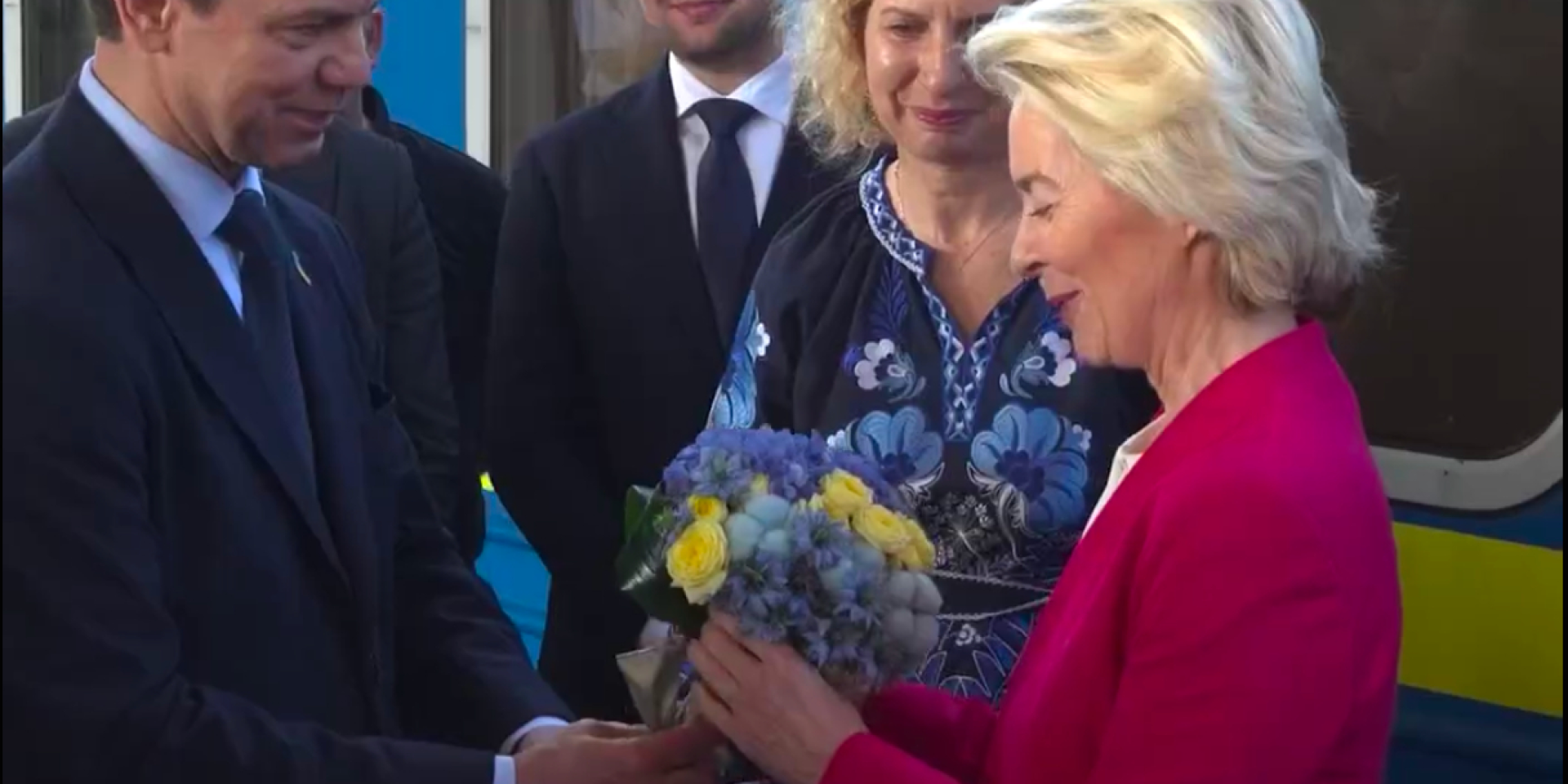 Ursula von der Leyen arrived in Kyiv on July 15 (Photo: Video screenshot / Ursula von der Leyen / X)