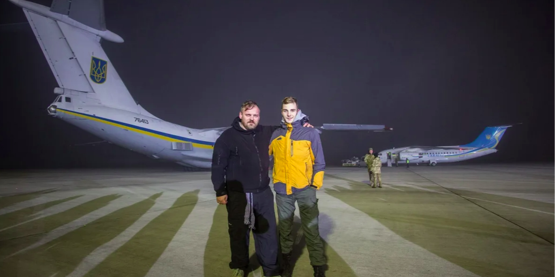 Дмитро Галко з&nbsp;другим сином Яном, якого вдалося вивезти з Білорусі, 2017 рік (Фото: Приватний архів via Sestry.eu)