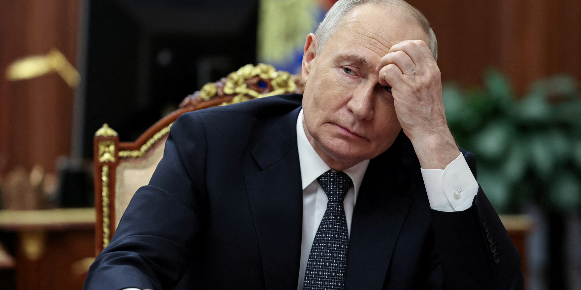 Діяльність Путіна схвалювали 65,1% опитаних (Фото: Sputnik/Alexander Kazakov/Pool via REUTERS A)
