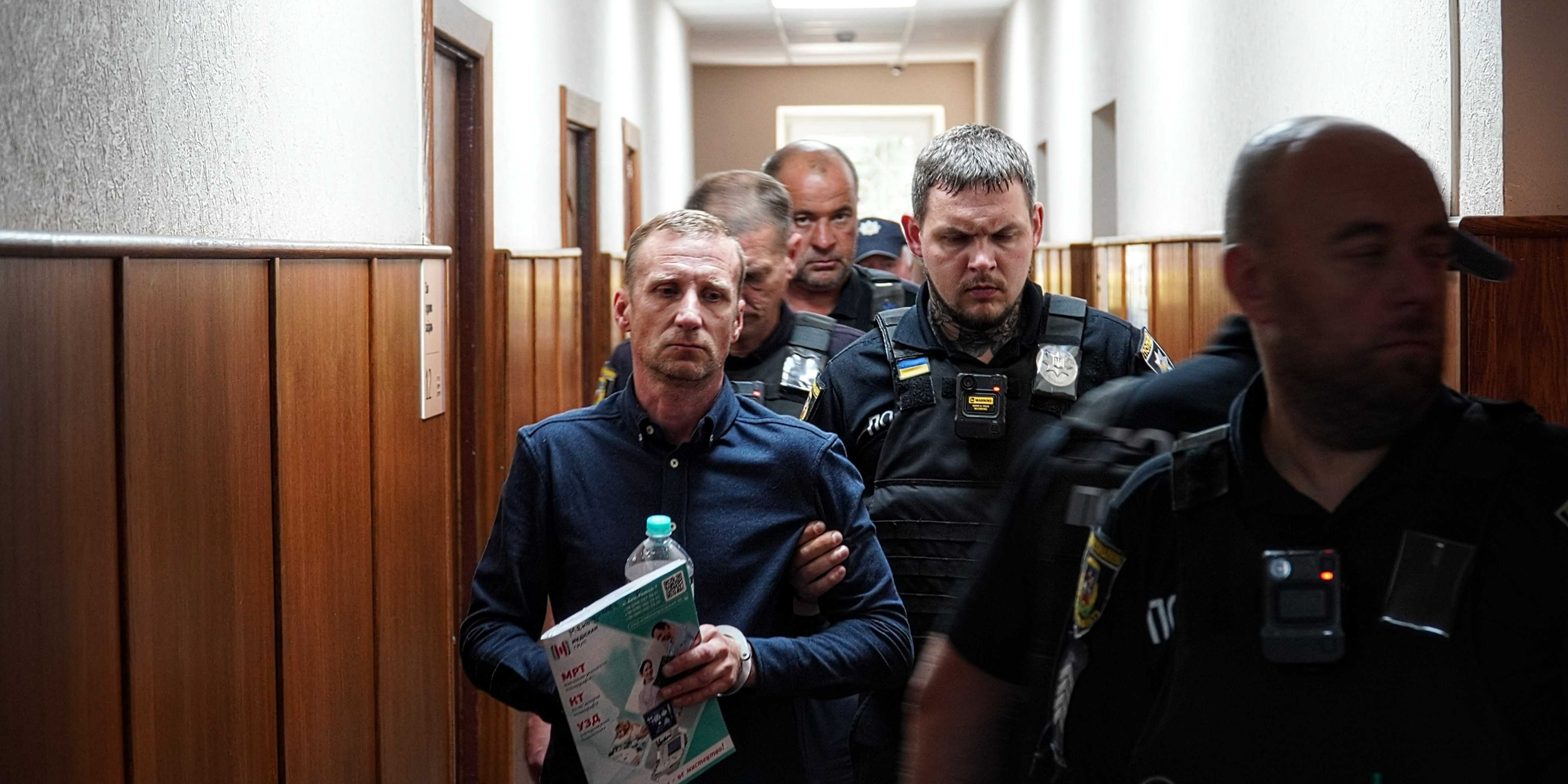 Керівник асоціації Армада Василь Гончарук у&nbsp;суді у&nbsp;Києві, 27 липня 2026 року (Фото: Ігор Кузнєцов/NV)