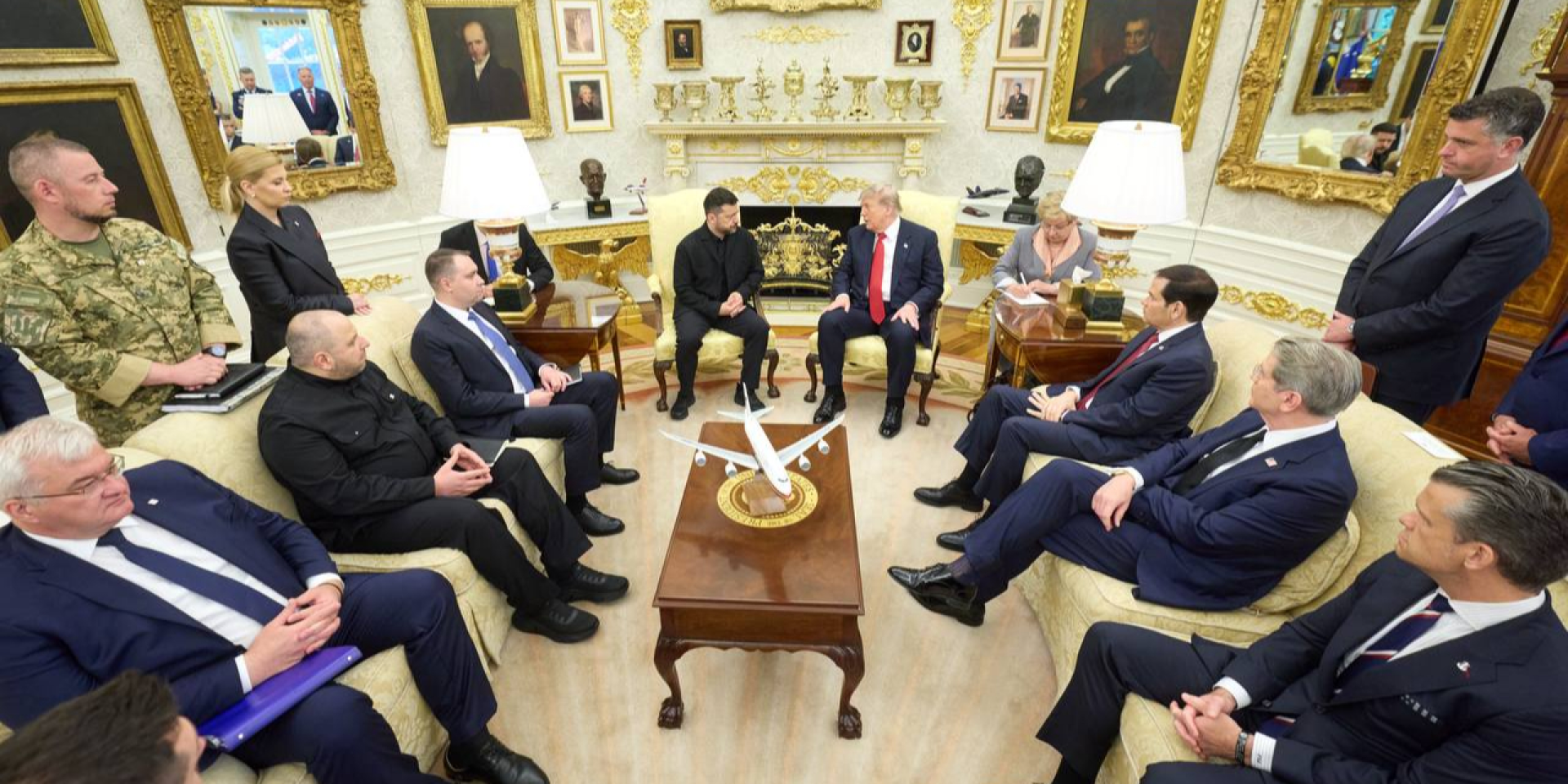 Володимир Зеленський під час зустрічі з&nbsp;Дональдом Трампом, 28 липня 2026 року (Фото: Офіс президента)