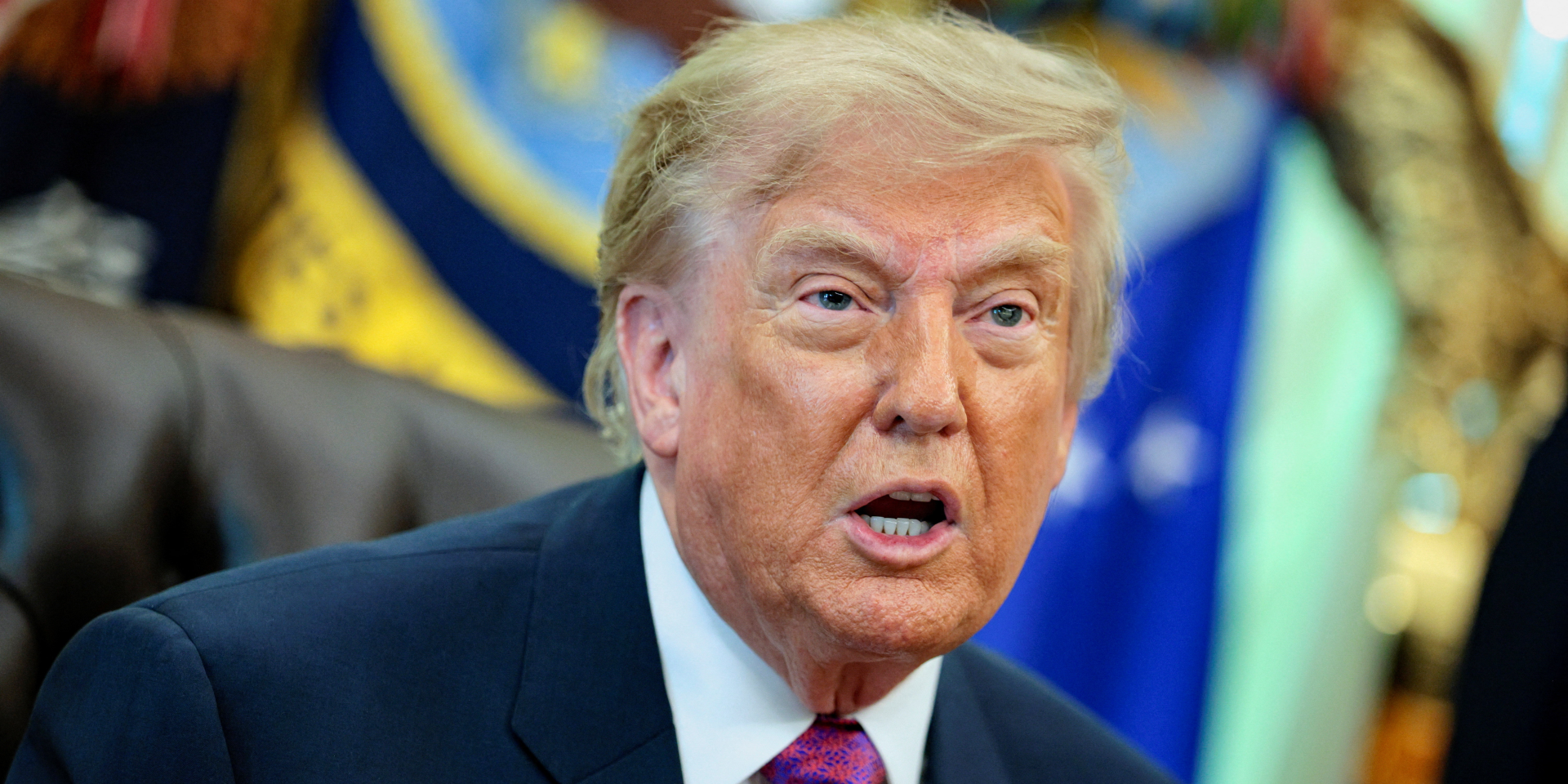 Райвіс Мелніс назвав вимоги Дональда Трампа про збільшення фінансування НАТО європейськими країнами справедливими (Фото: REUTERS/Evan Vucci)