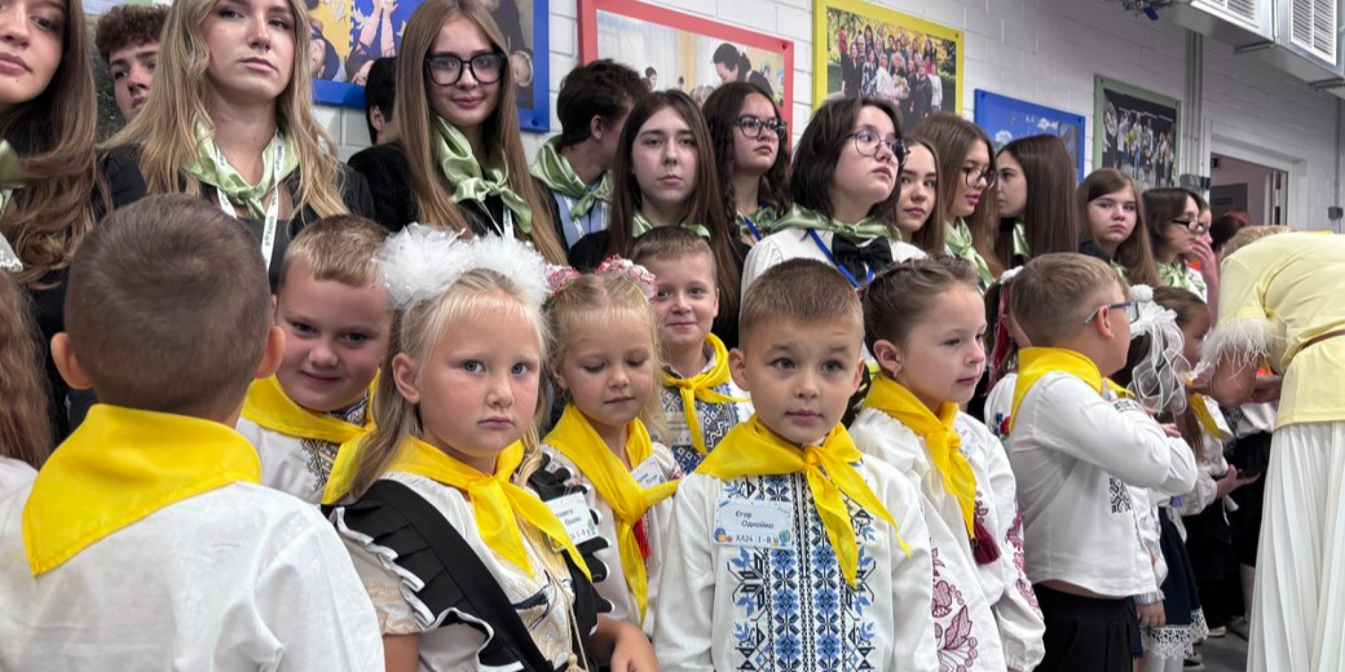 Дети на&nbsp;уроке в&nbsp;новой подземной школе в&nbsp;Немышлянском районе Харькова (Фото: Суспільне Харьков / Никита Кузнецов)
