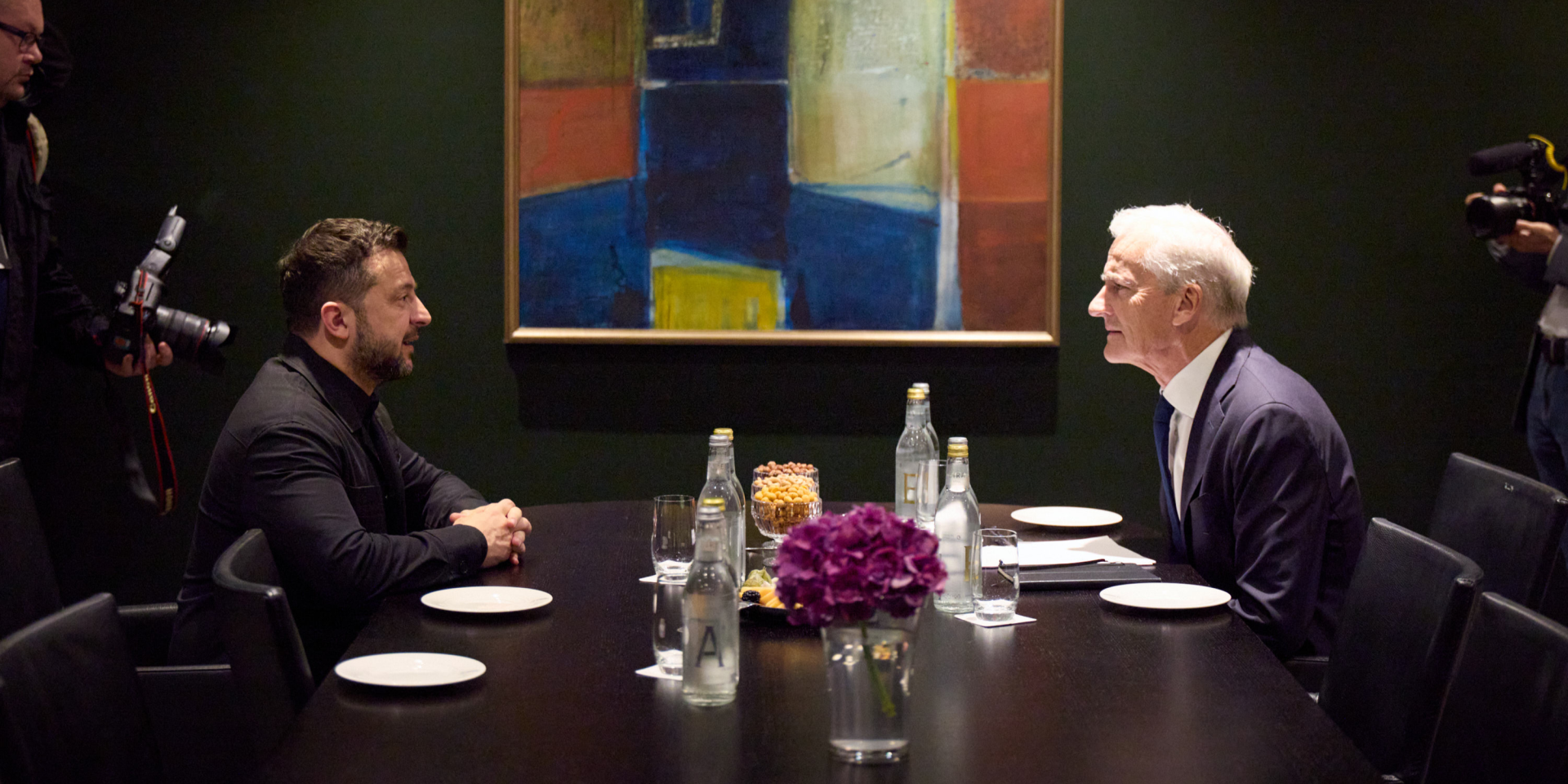 Ukrainian President Volodymyr Zelenskyy and Norwegian Prime Minister Jonas Gahr Støre (Photo: Presidential office)