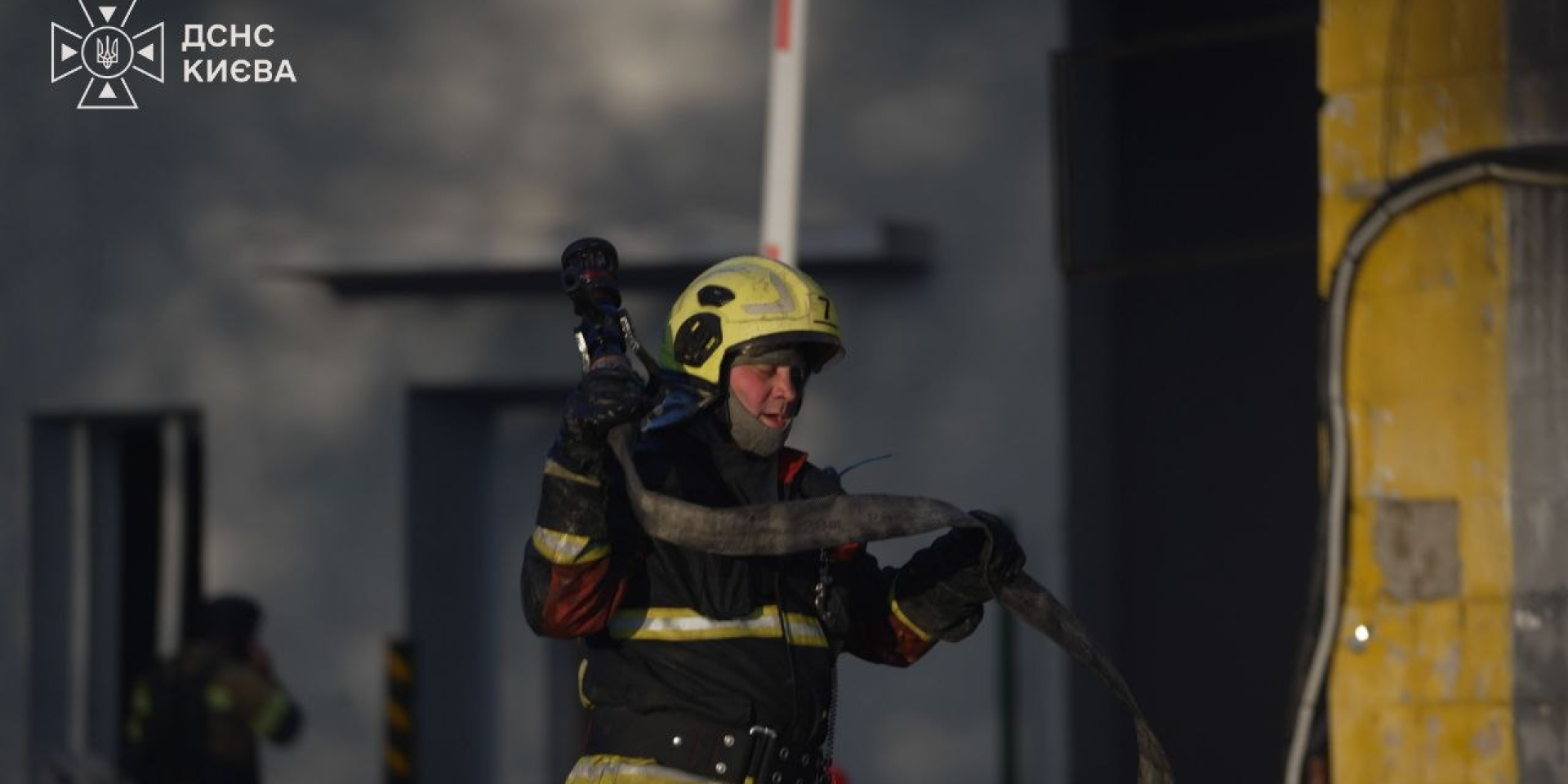 On September 9, 2026, a UAV struck a high-rise building in the Dniprovskyi district of Kyiv (Photo: State Emergency Service Office in Kyiv)