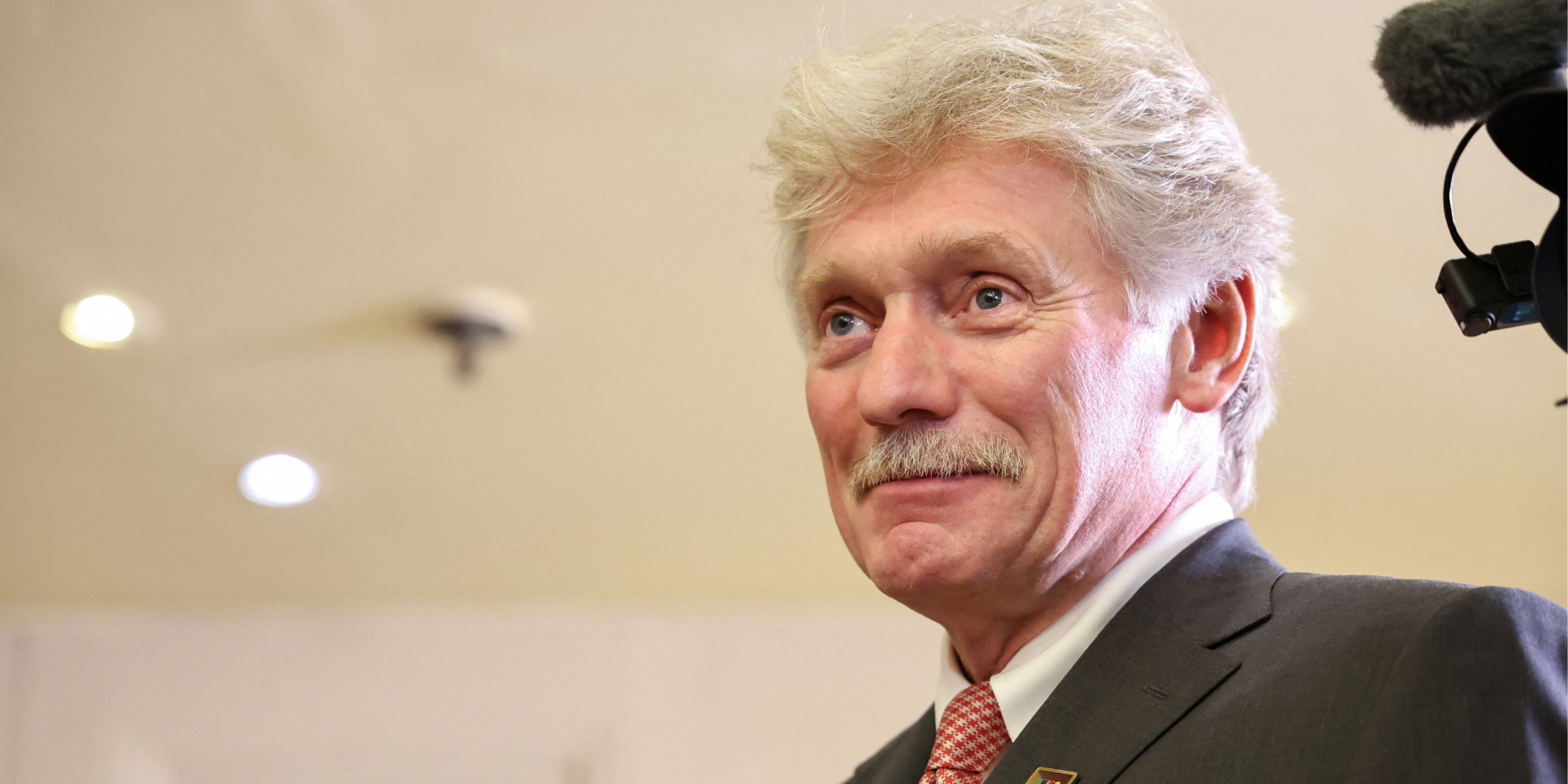 Dmitry Peskov, press secretary to the Russian dictator (Photo: Sputnik/Alexander Kazakov/Pool via REUTERS)