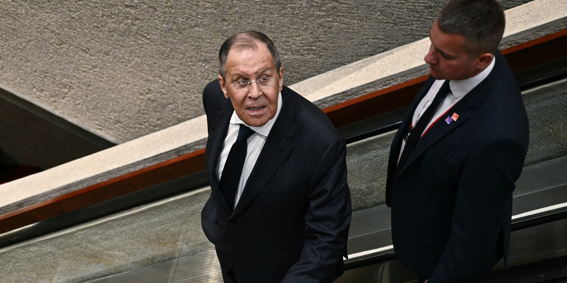 Russian Foreign Minister Sergey Lavrov after a meeting with U.S. Secretary of State Marco Rubio, July 23, 2026 (Photo: BRENDAN SMIALOWSKI/Pool via REUTERS)