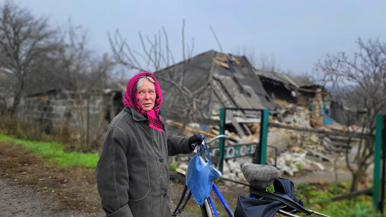 The house of 64-year-old Valentina Ivanivna is completely destroyed (Фото: NV)