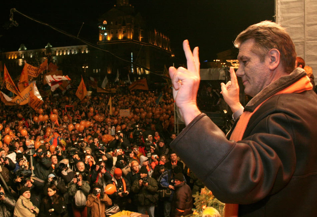 Ющенко у грудні 2004 року (Фото: Anatoly Medzyk/Reuters)