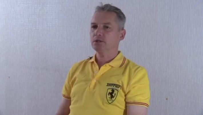 Евгений Ильченко полностью поседел после трех недель российской пытки (Фото: Кадр из российского пропагандистского видео, обнародованного 27 июля 2022 года)
