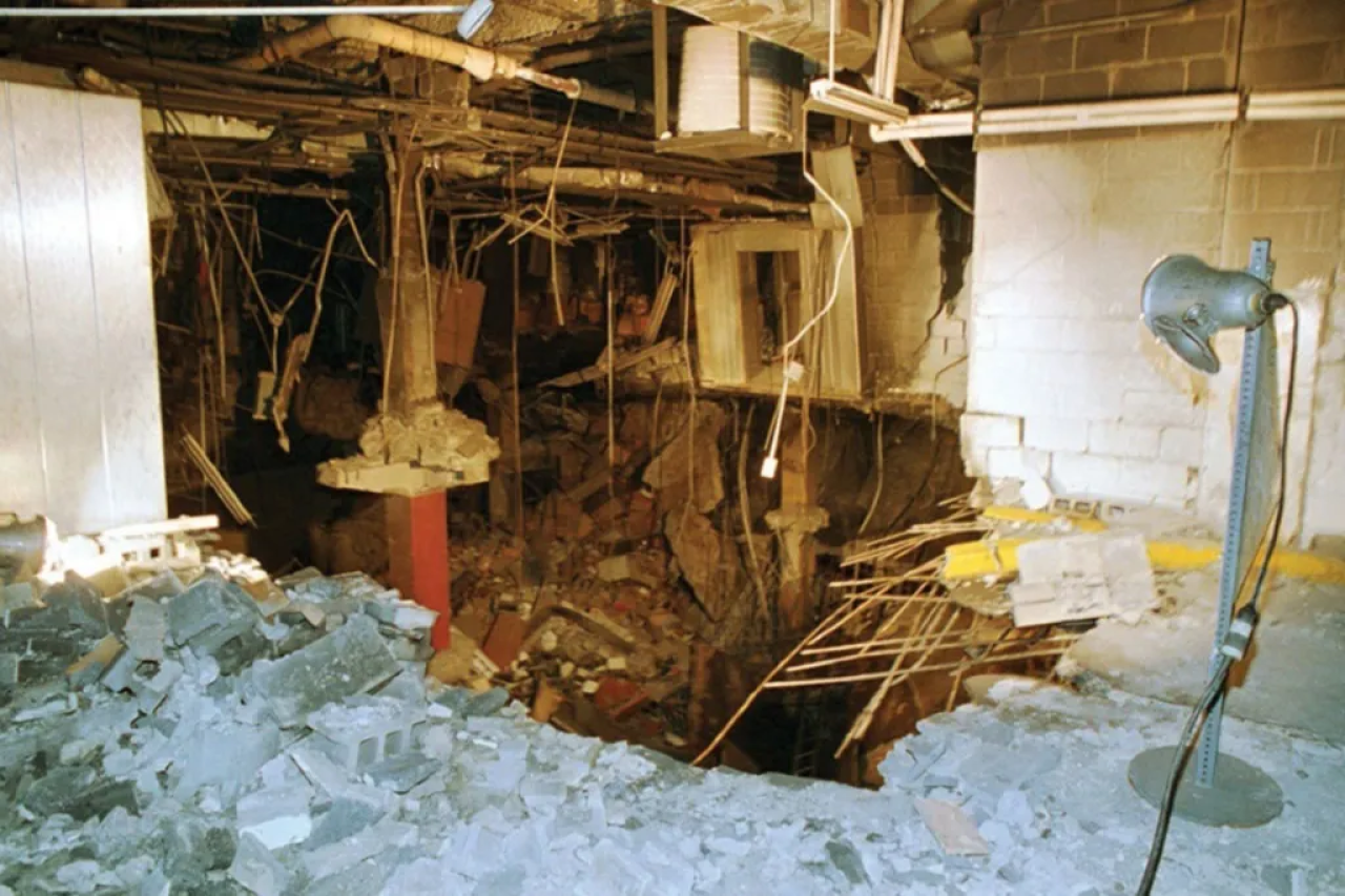 Місце вибуху 26 лютого 1993 року (Фото: Державний департамент США)